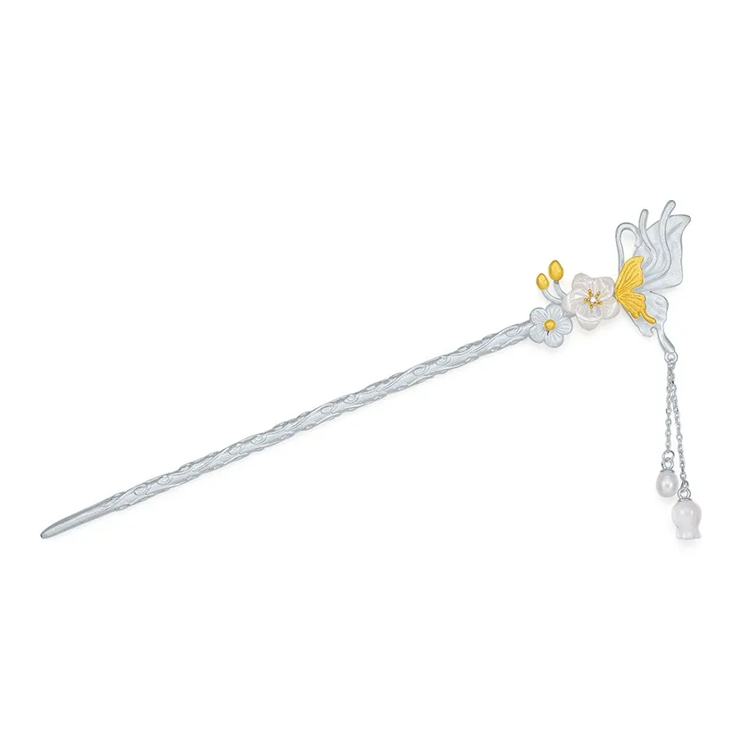 Diamond International 925 Sterling Silver Hairpins Women's