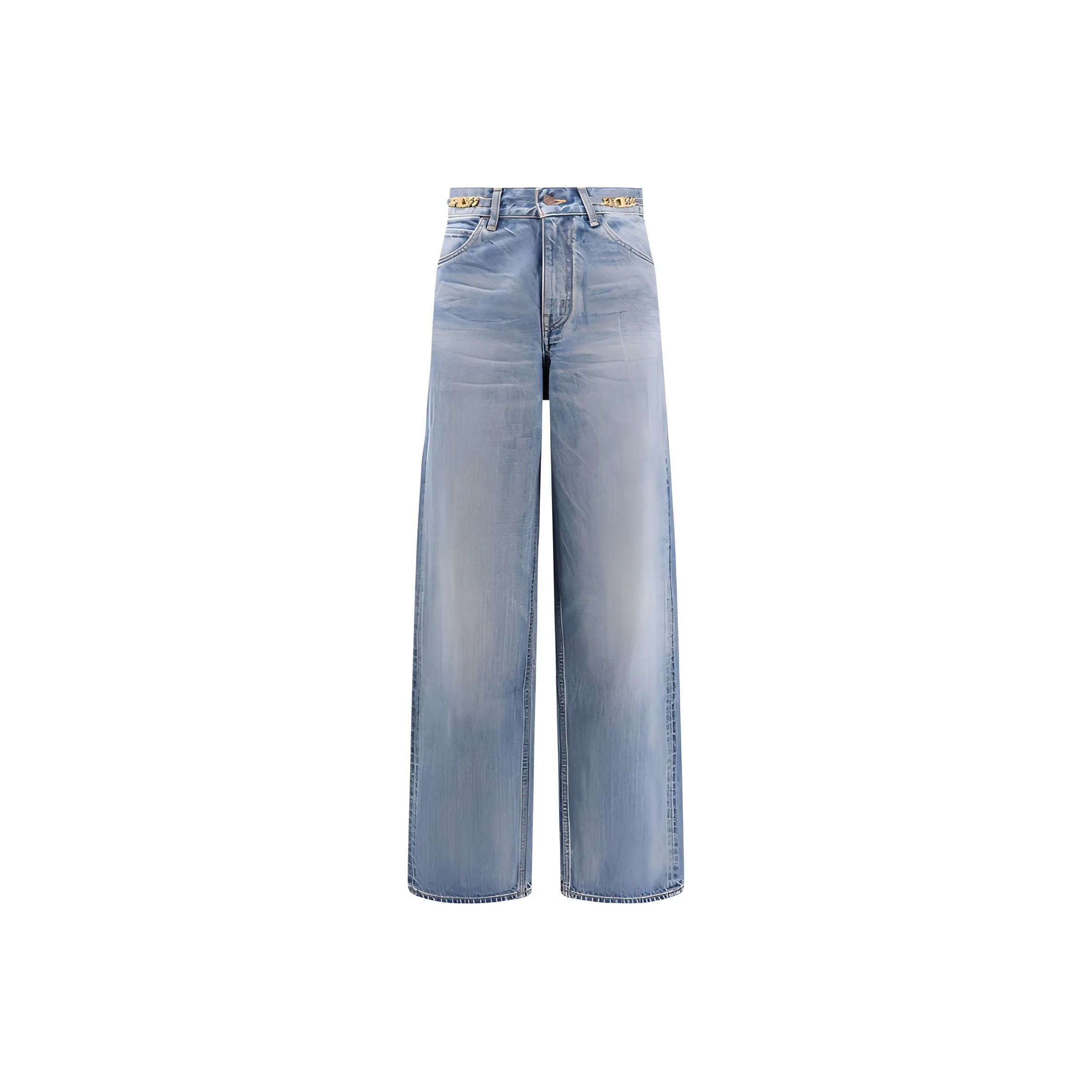 CELINE SS24 Jeans Women's Light Blue