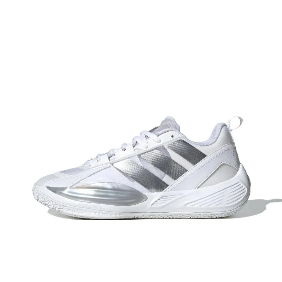 Adidas Slip-resistant Low Top Баскетбольные кроссовки Мужские Белые