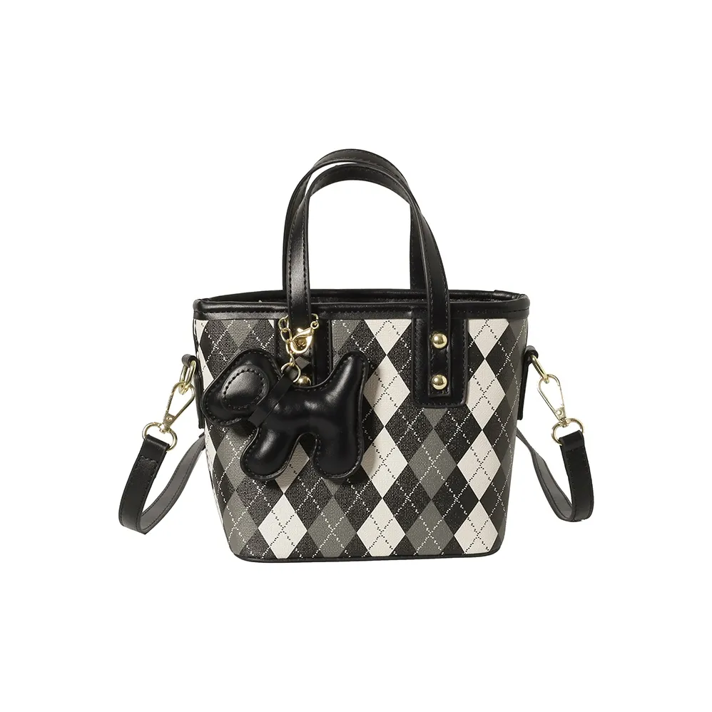 TOUTSEUL YOLO PU One Shoulder Handbag Women's White/Pink/Brown/Black