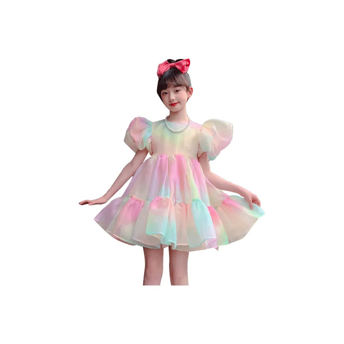 PIERRE CARDIN Платье Радужное для детей 3-7 лет