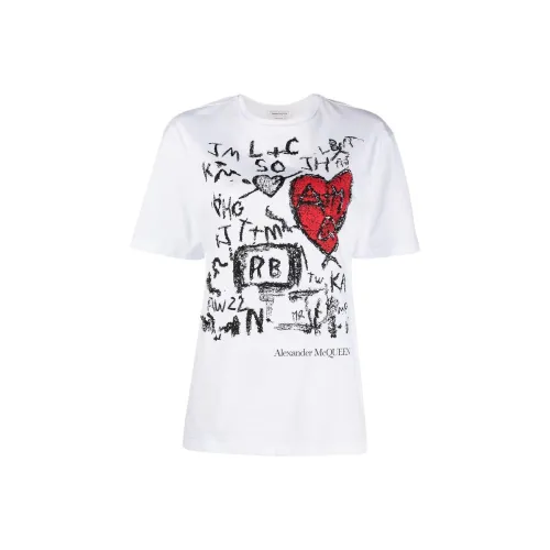 Alexander McQueen Белые Женские Футболки