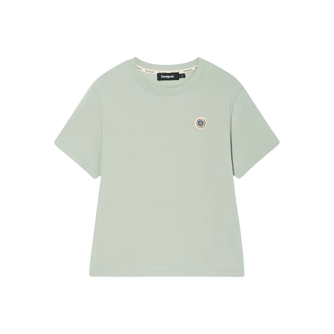 Desigual Женские футболки шалфейно-зеленого цвета