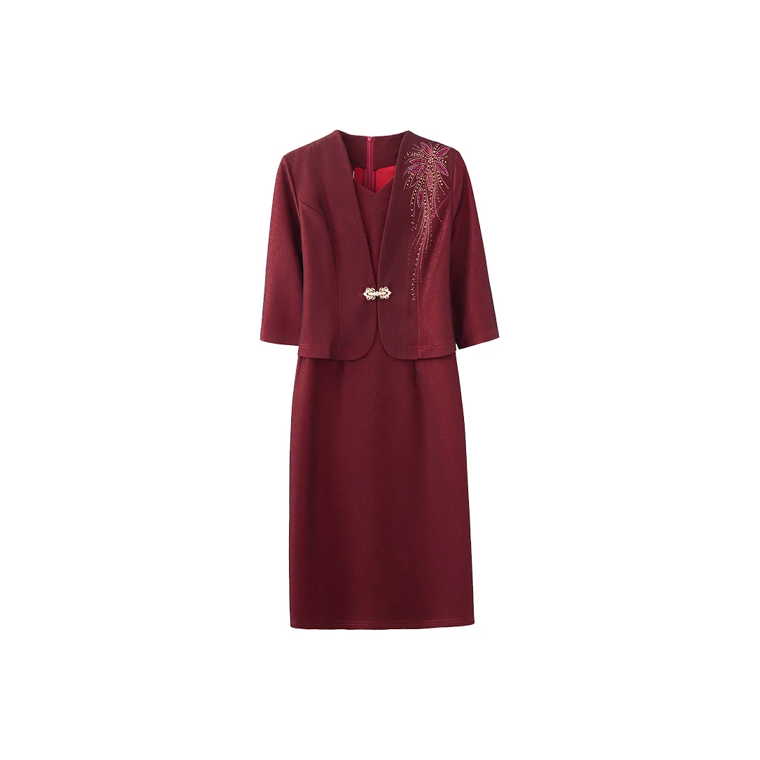 KAIMUSHI Длинное платье с длинными рукавами женское