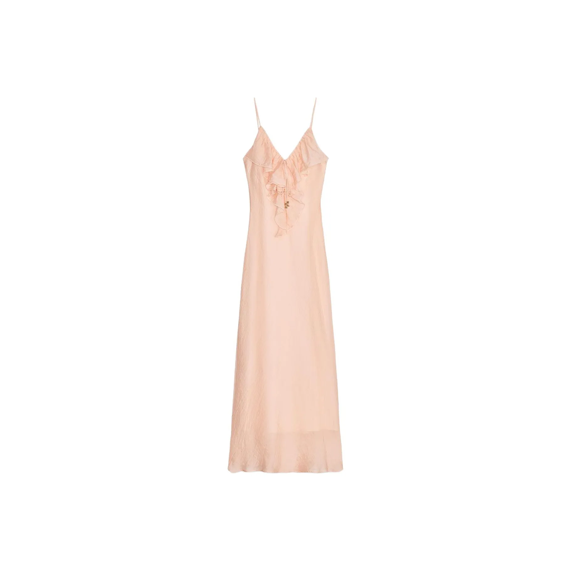 ZARA Slip Dresses Women's Light Pink