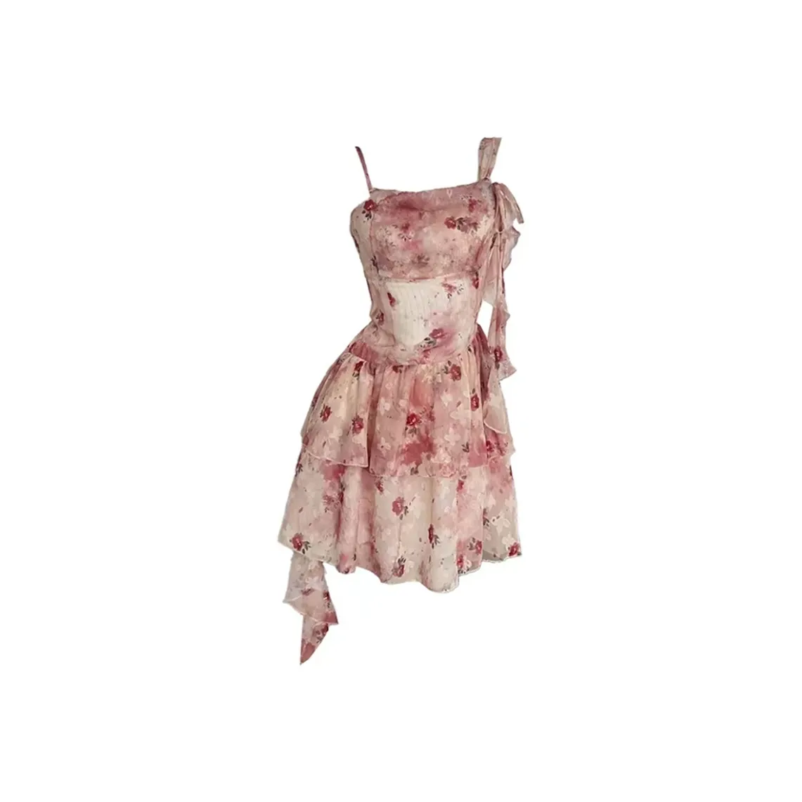 PAZZO Slip Dresses Women's Fig Red Checkered