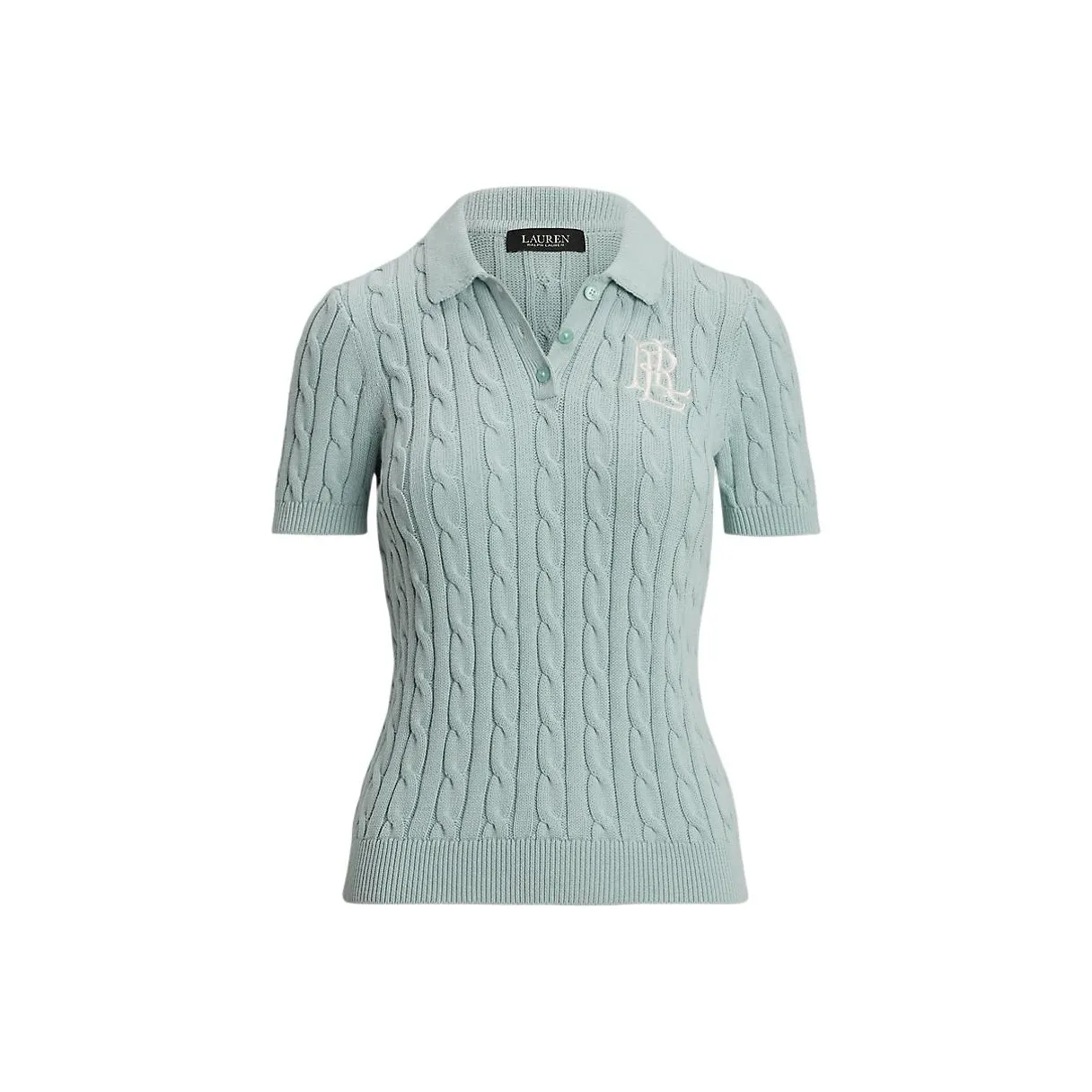 LAUREN RALPH LAUREN Поло Женские Вода Жемчужный