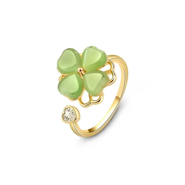 LuluCanaan Glass Cat Eye Rings Women's