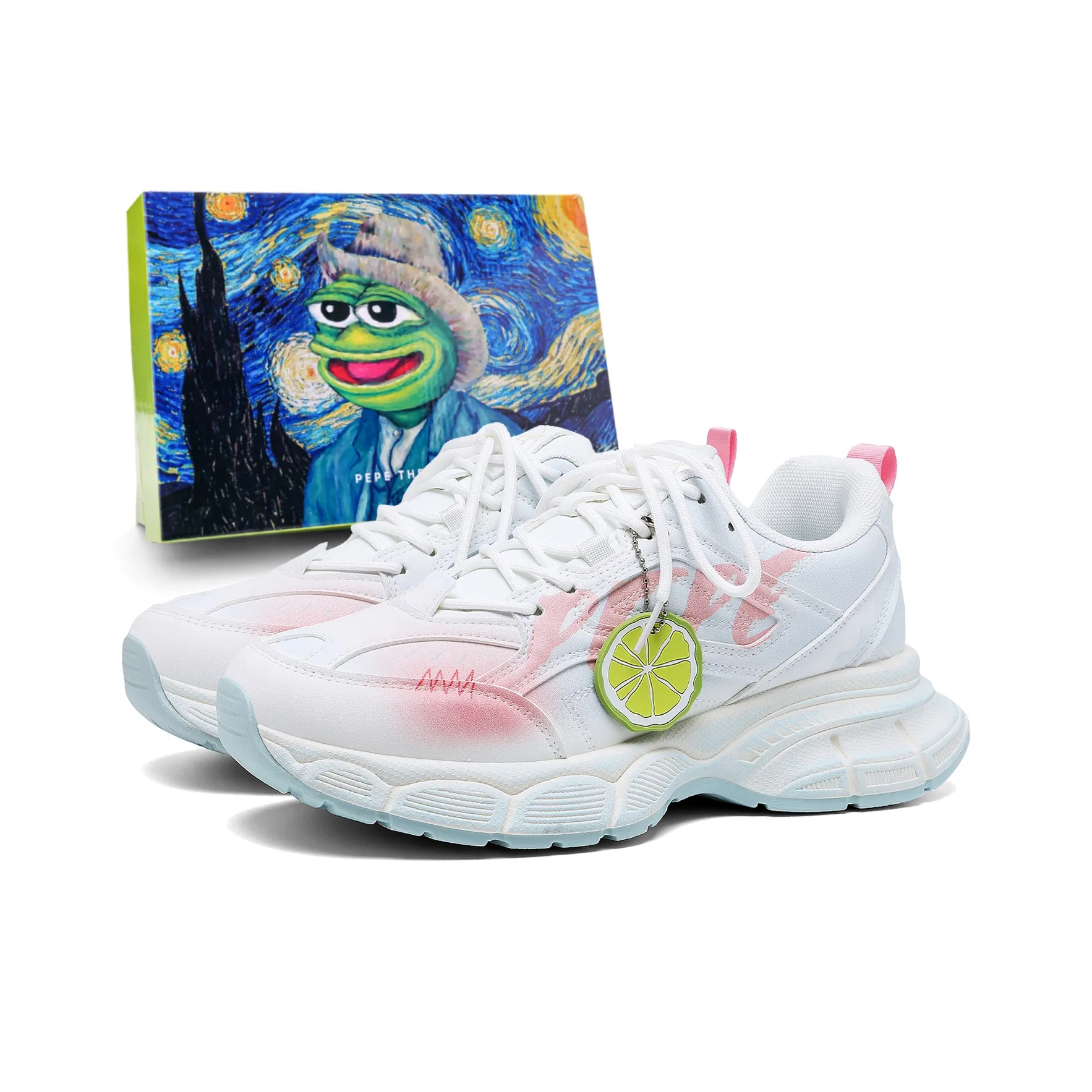 Pepe The Frog Low Top Chunky Sneakers Unisex
