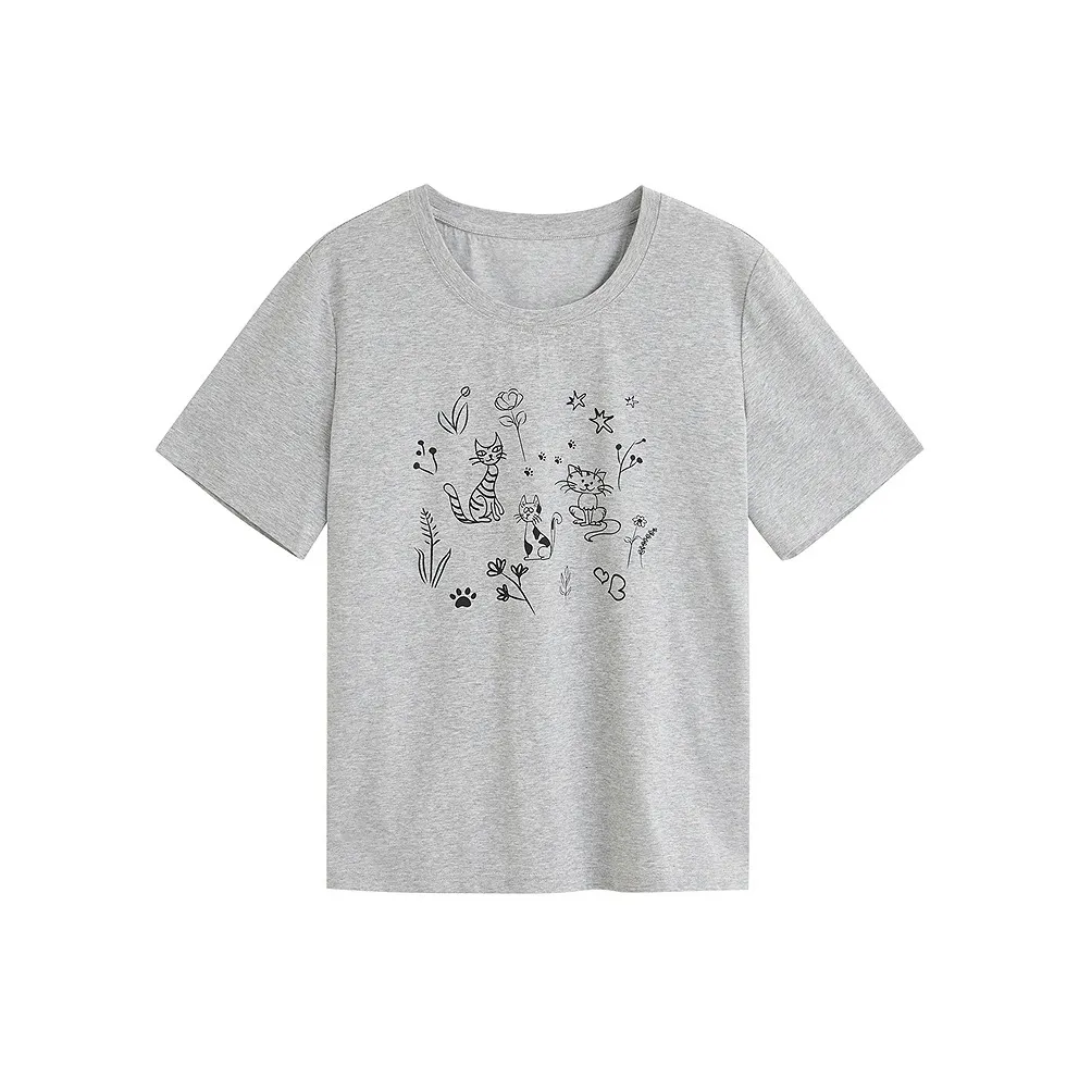 Inman Тон Серый Женские Футболки