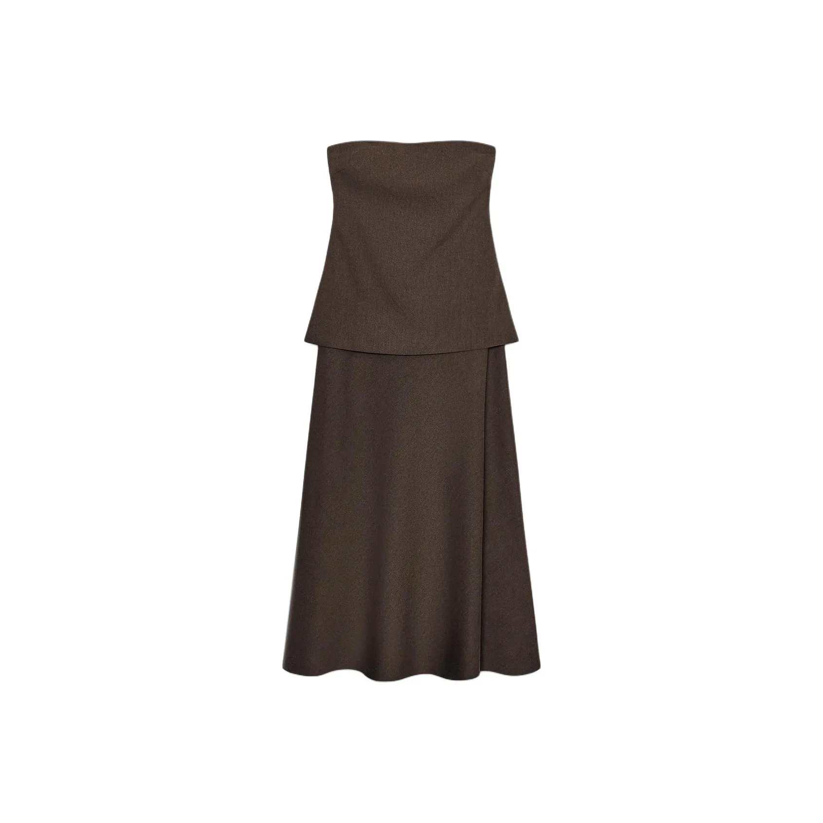 ZARA Sleeveless Dresses Women's Brown