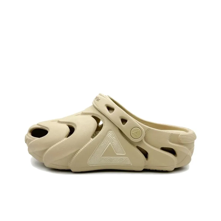 PEAK Pole Hole Shoes Clogs Unisex Khaki