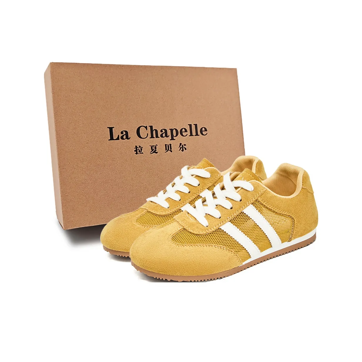 La Chapelle Немецкие армейские кроссовки Low Топ Лимон Женские