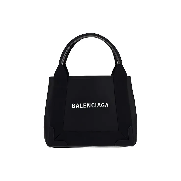 Balenciaga Leather Tote Bag, Shopping Bag, Handbag Women's Black