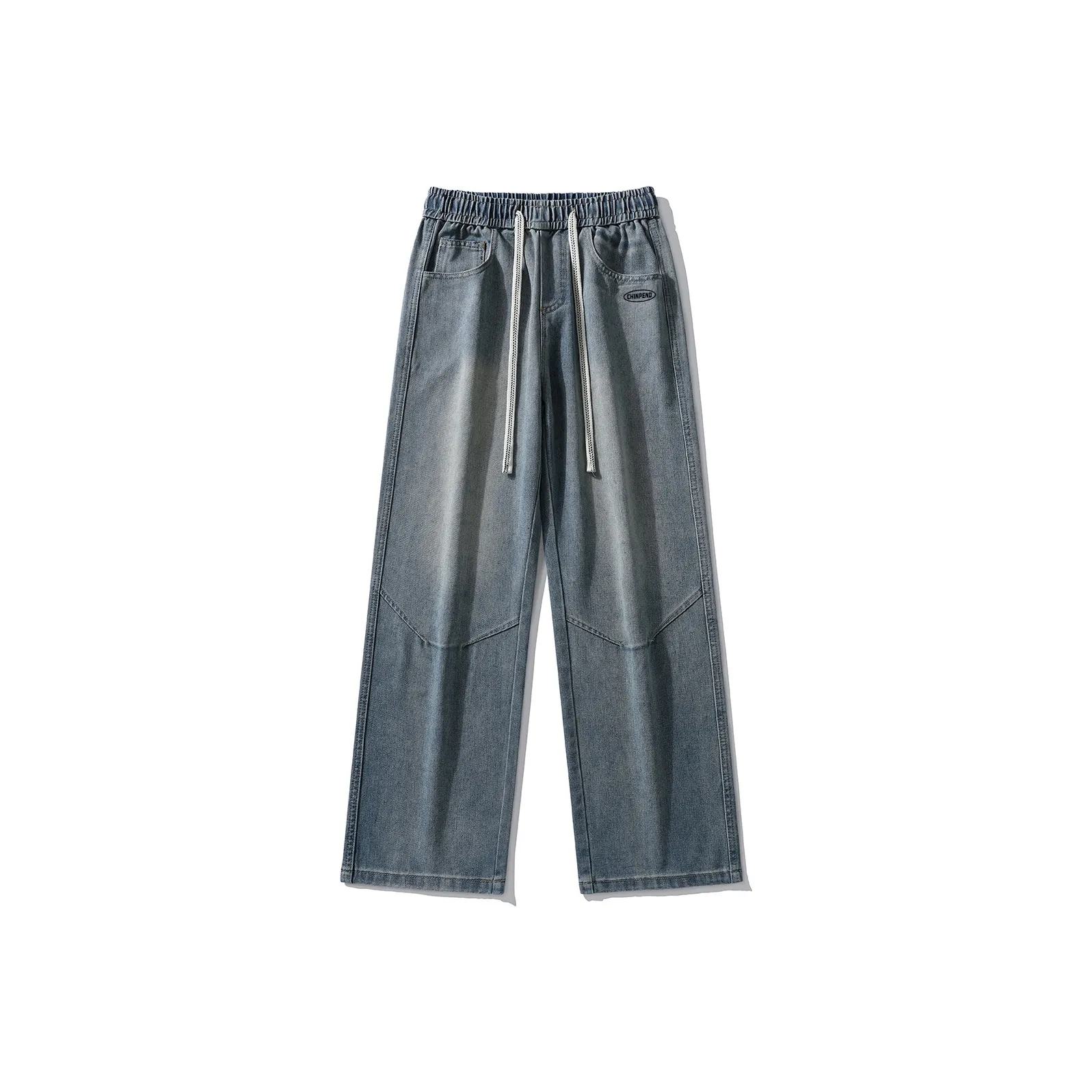 Chinpeno Камень Промытый Синий Унисекс Джинсы