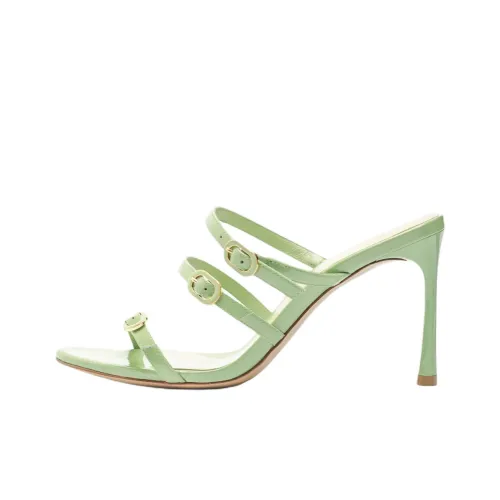 Alexandre Birman Слипоны Винтажный зеленый Женские