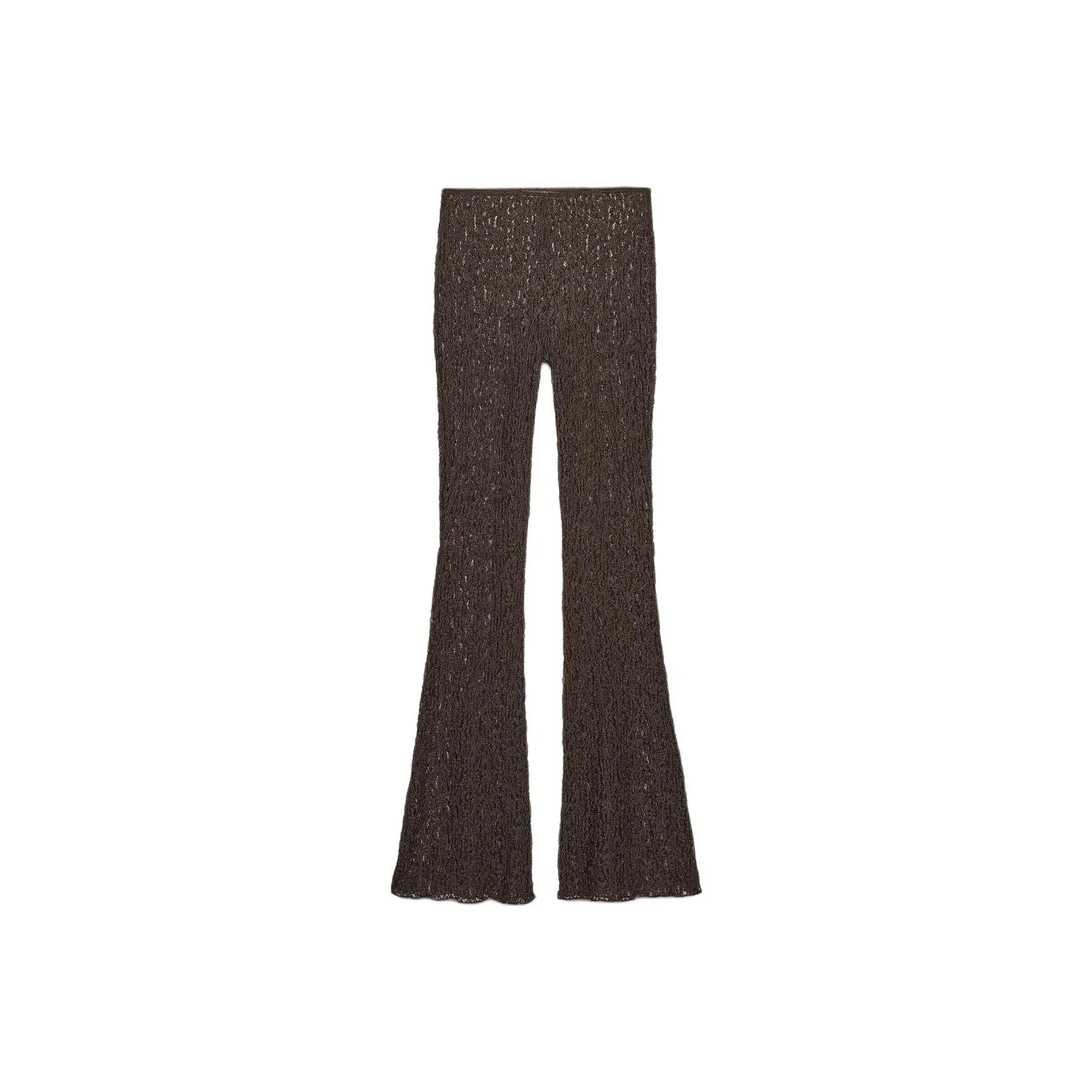 ZARA Коричневые Женские Повседневные Брюки