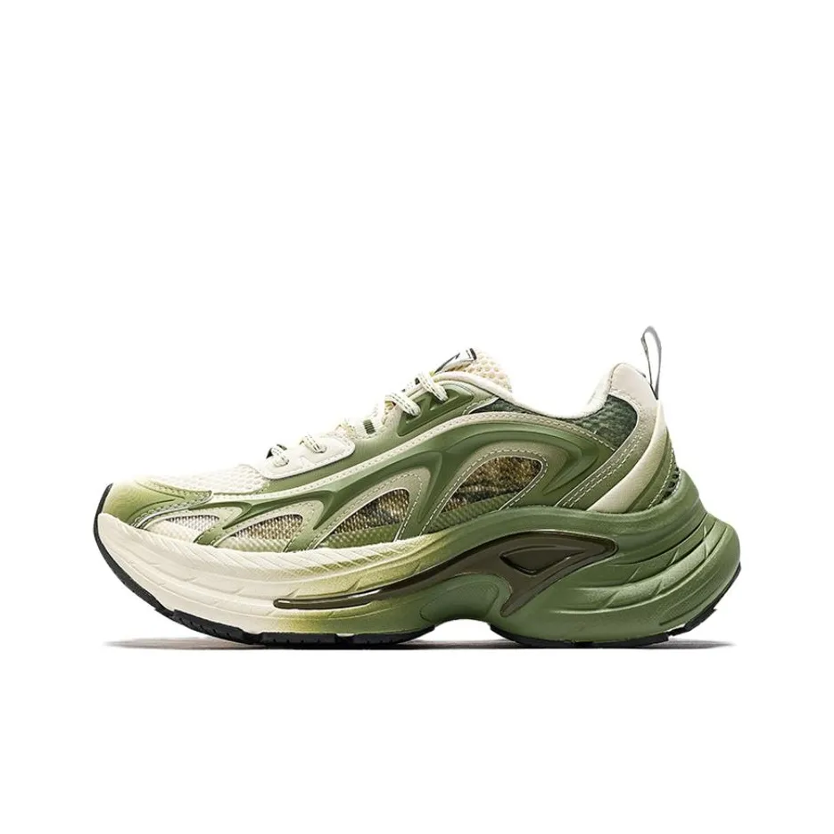 ANTA Противоскользящий Устойчивый к истиранию Низкий Топ Casual Мужской Бежевый Зеленый