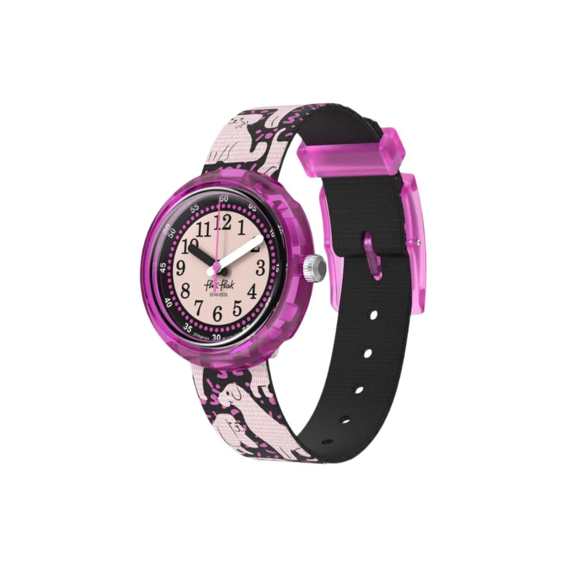 Swatch Quartz Movement Женские часы 31,85 мм Фиолетовый