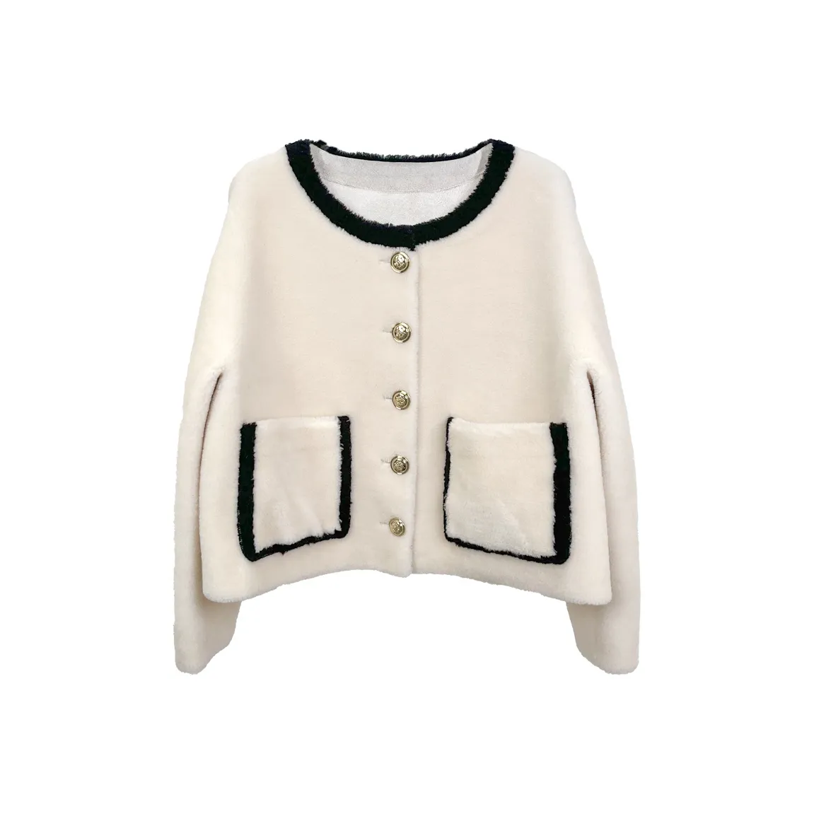 Kele Coco Экрю Женские меховые изделия