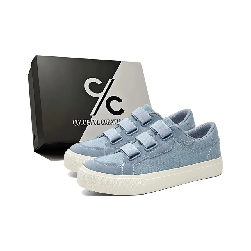 Colorful Creations Slip Resistant, Abrasion Resistant, Breathable Low Top Canvas Shoes Men's Box
