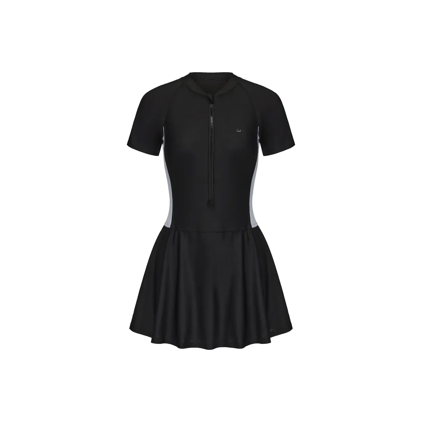 DECATHLON Ван-Пис Купальник Женские Дымчатый Черный Снег