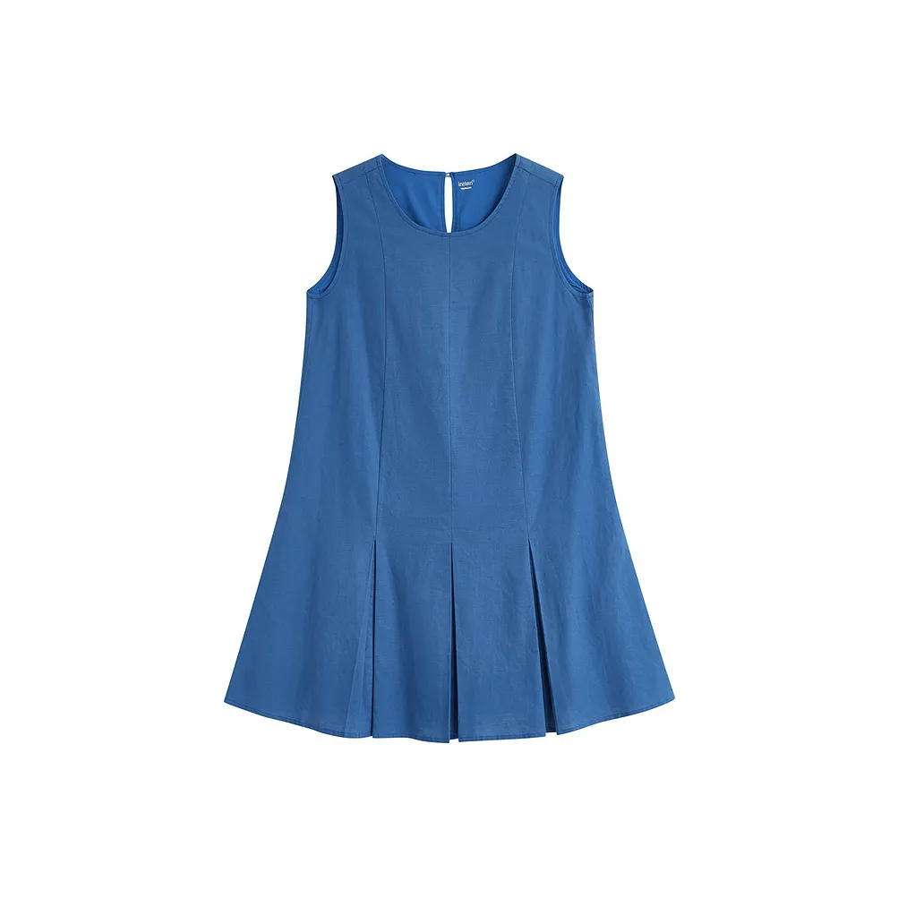 Inman Электрический синий Женские Платья без рукавов
