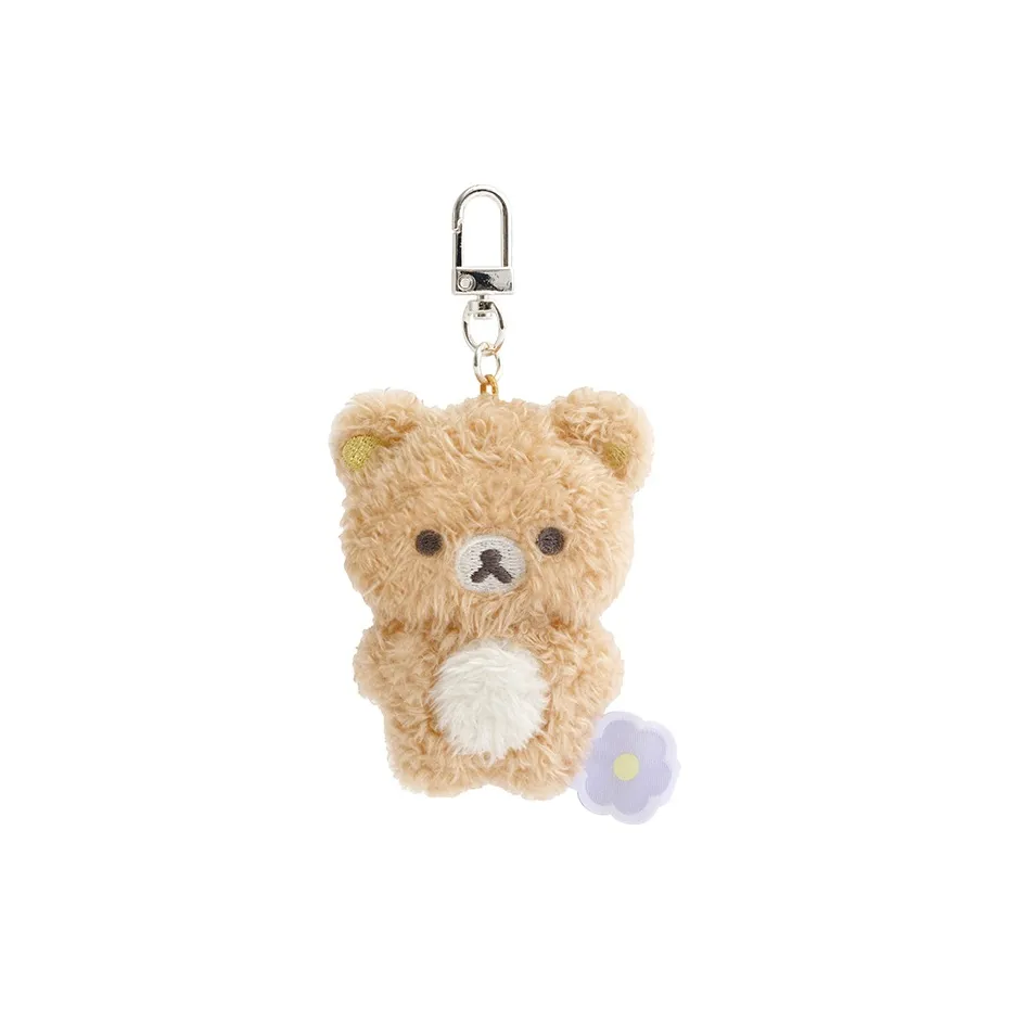 SAN X Милый Длинноволосый Медвежонок Брат Кукла Плюшевая Подвеска 8 см Высота