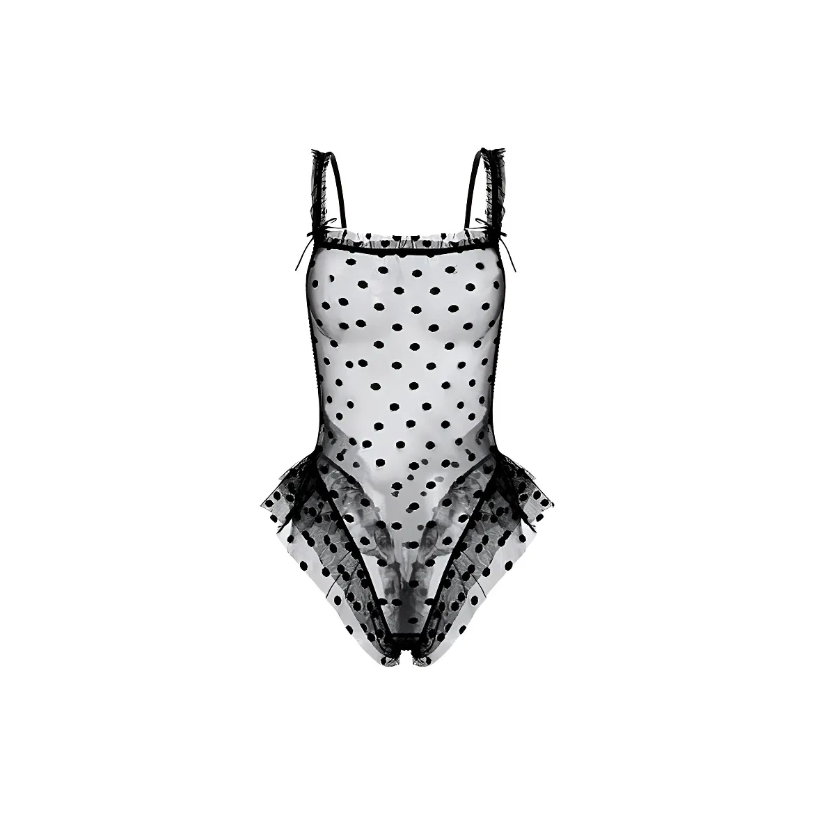 MIIOW Черный Женское боди