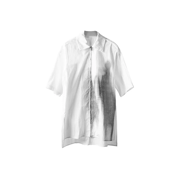HUANXIANGZHE Белая унисекс рубашка