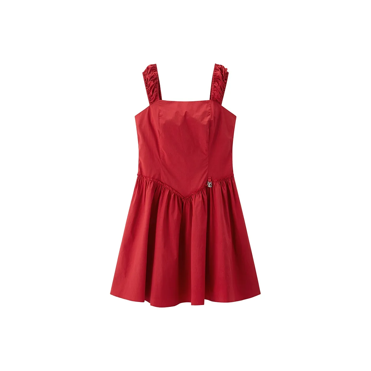 LEDIN Вишнево-красные Женские Платья без рукавов