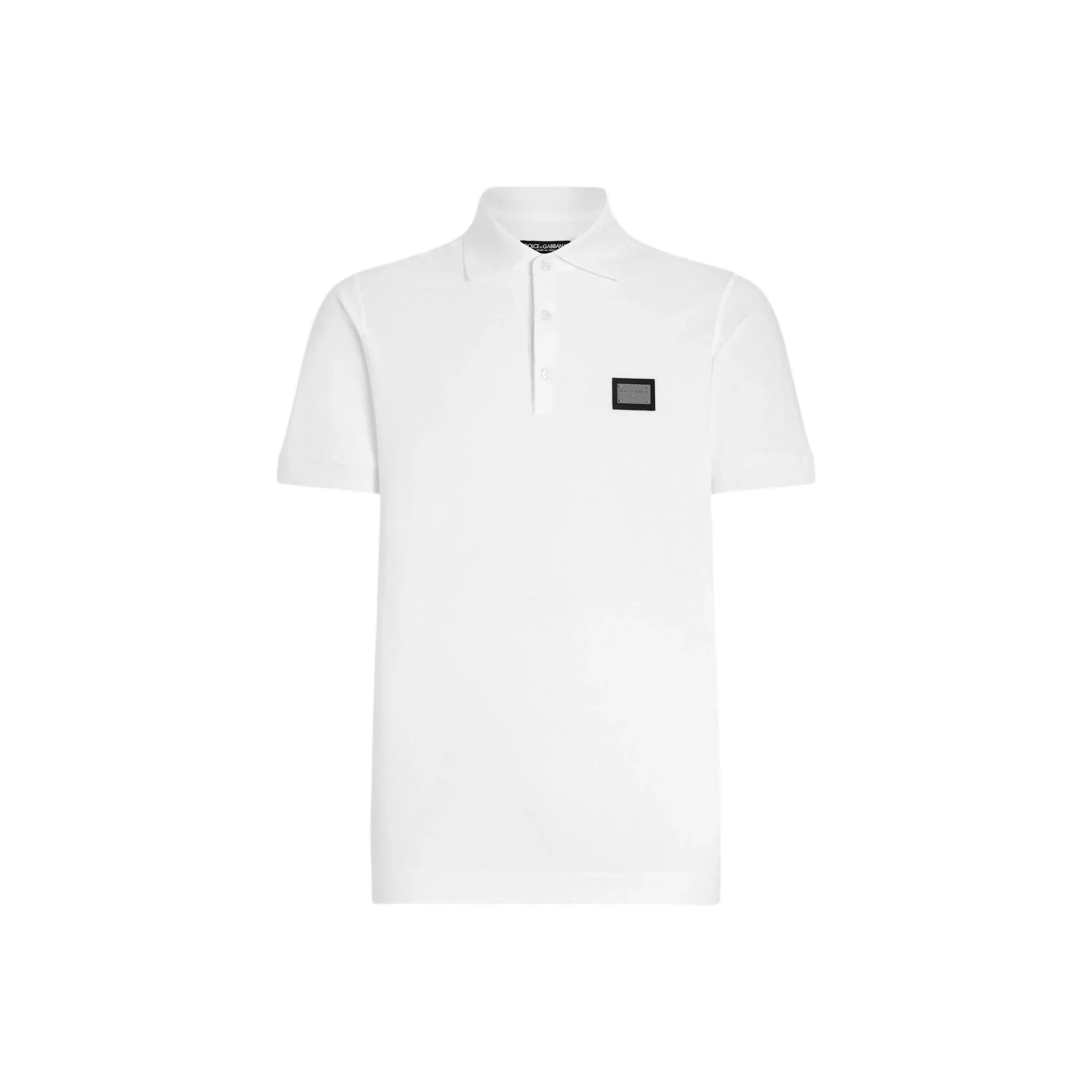 dolce ballerina & Gabbana Logo tag Piqué Polo Shirt