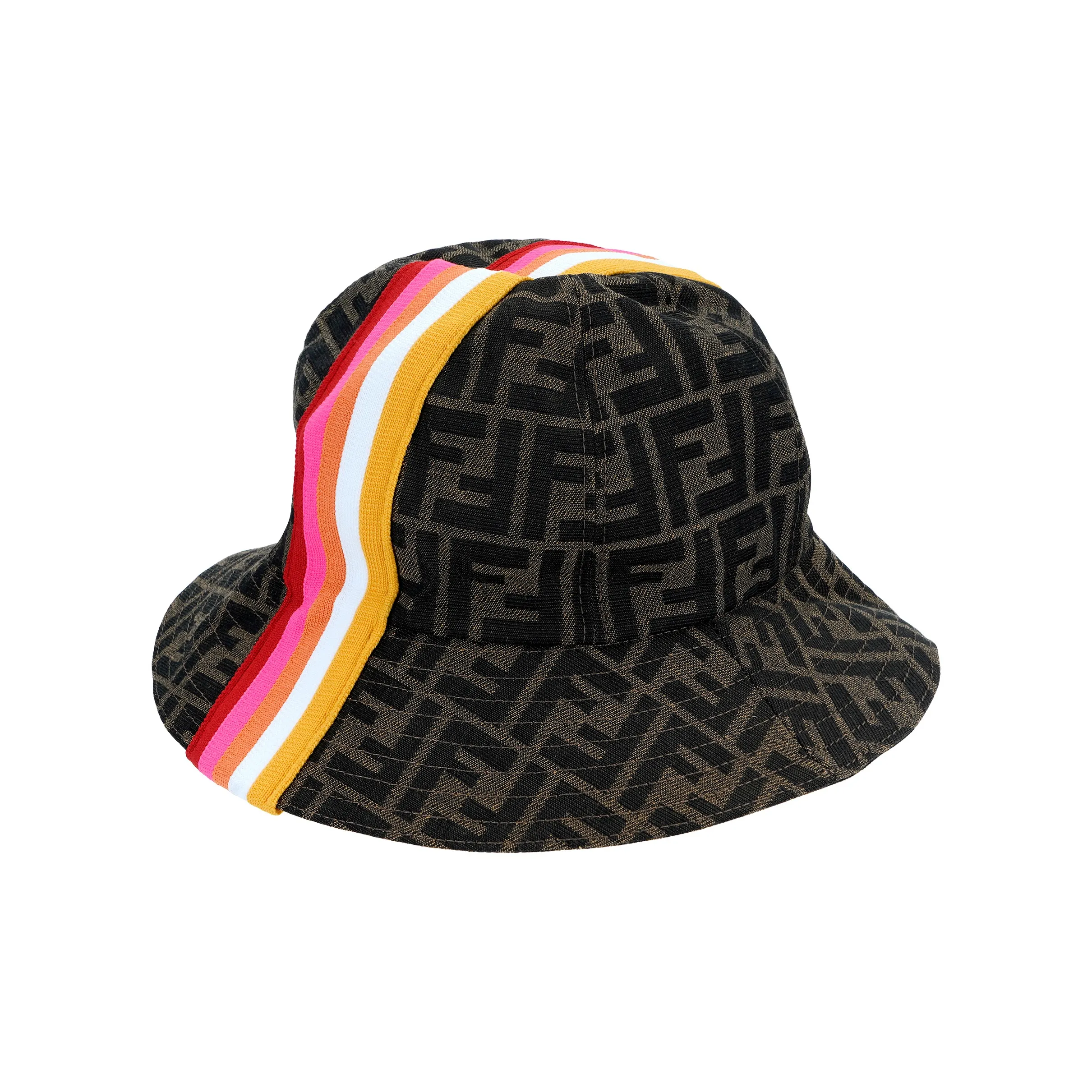 FENDI Kids FF pattern Bucket Hat