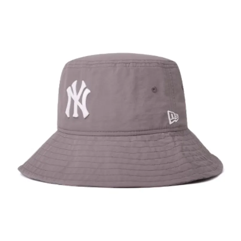 New Era Polyester Bucket Hats Unisex Brown Gray