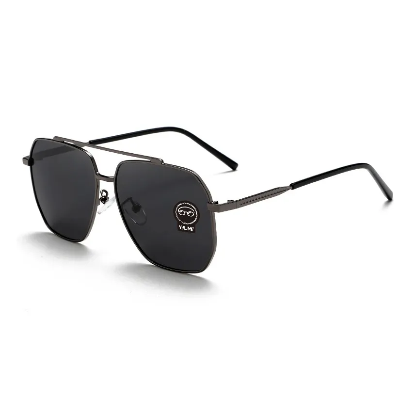 YALMY Metal Aviator Sunglasses Men's