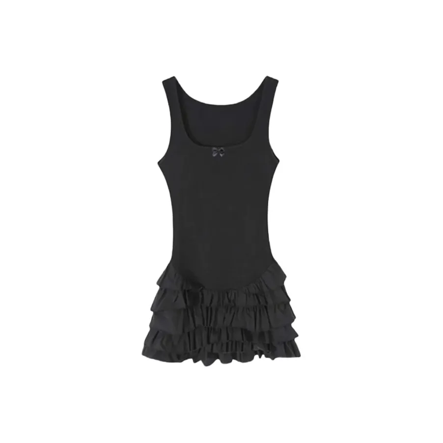 MO VOICE Черные Женские Слиплатья