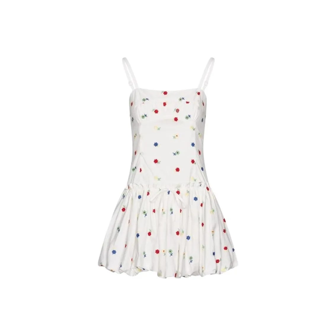 URBAN REVIVO Cloud Serpentine Flower Collection Slip Платье Женское