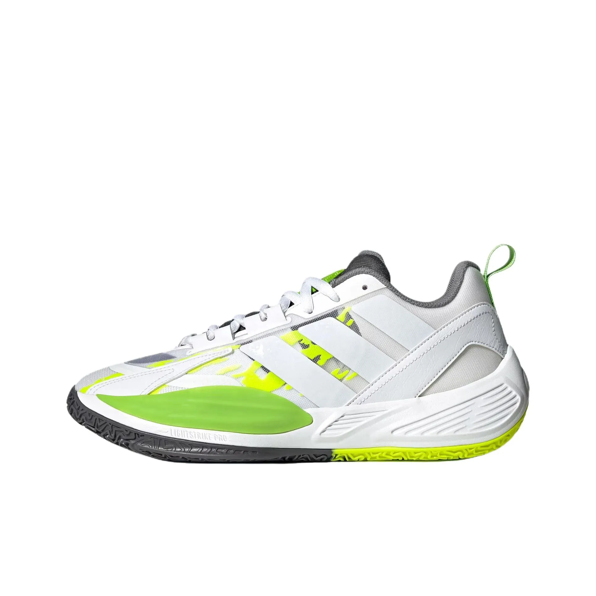 Adidas XENOBURST Slip-resistant Abrasion-resistant Low-top Basketball Shoes Men's White Green Adidas XENOBURST Противоскользящие Устойчивые к истиранию Низкие Баскетбольные Кроссовки Мужские Белый Зеленый