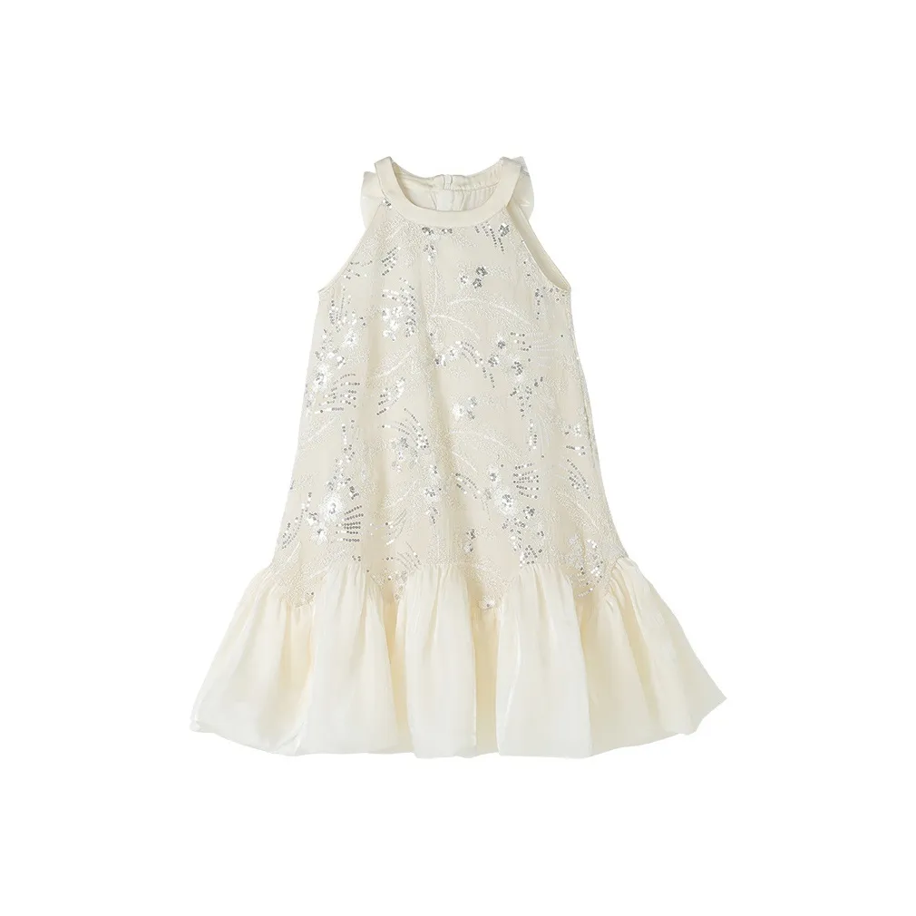 YUANYUAN GIRL Платье Абрикос для детей 3-7 лет