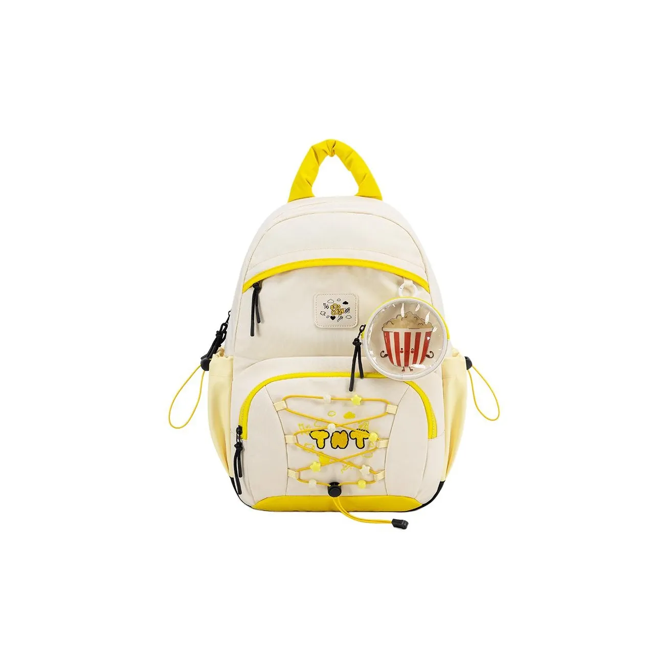 THE JUNCO Водостойкий полиэстер Женская студенческая сумка для путешествий Commuter Унисекс Желтый