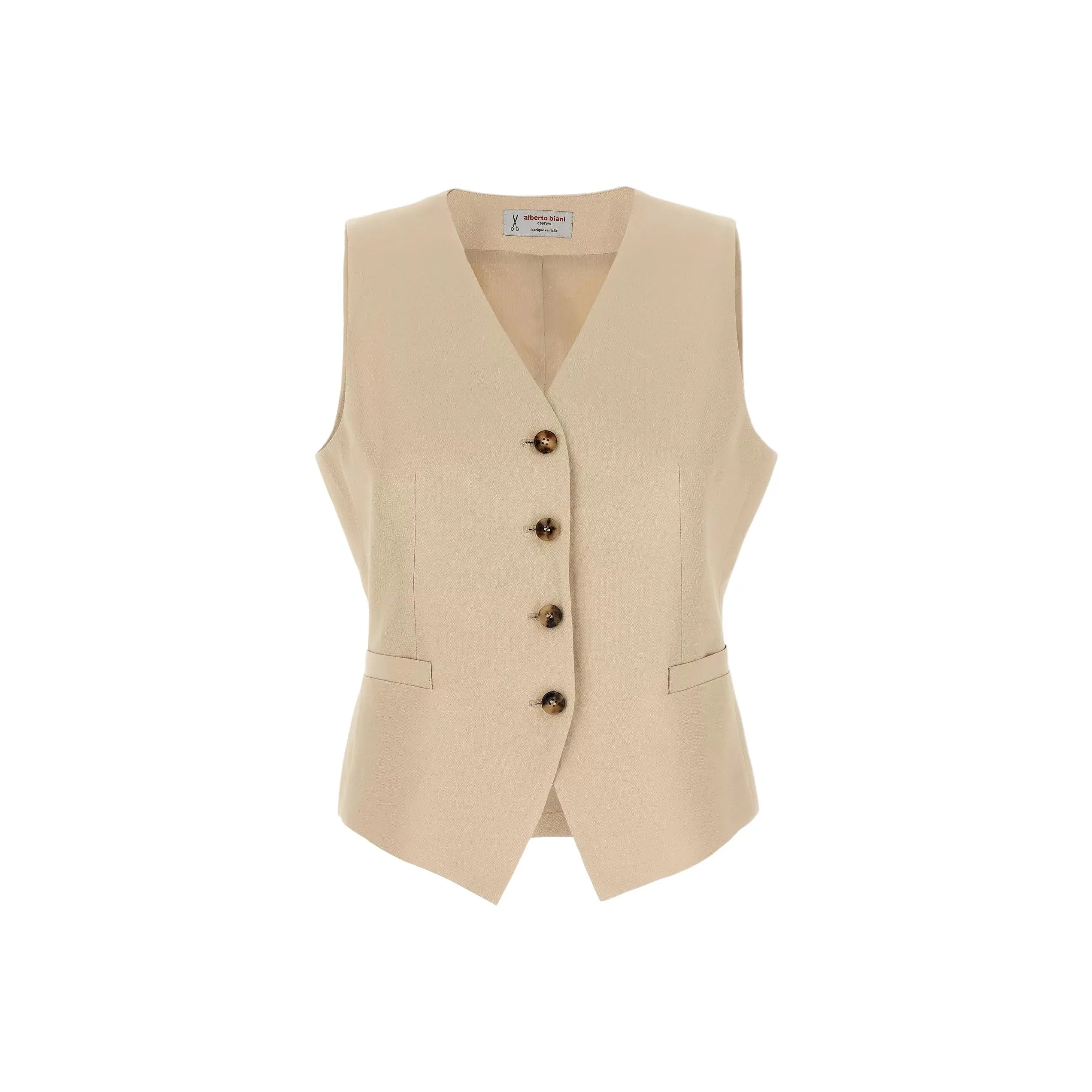 Alberto Biani Vest Women's Beige