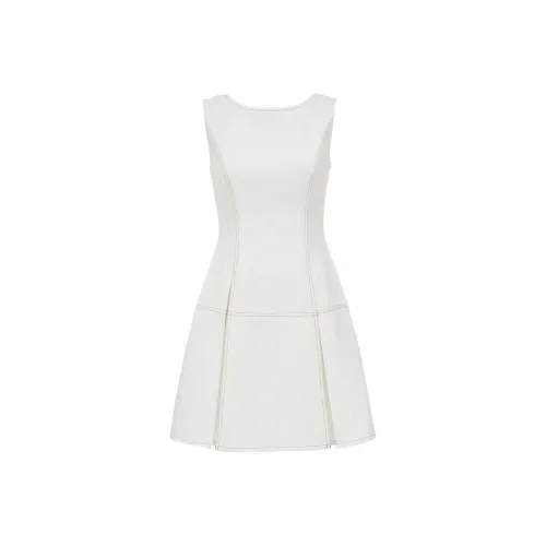 VERO MODA Мед Слоновая кость Женские Платья без рукавов