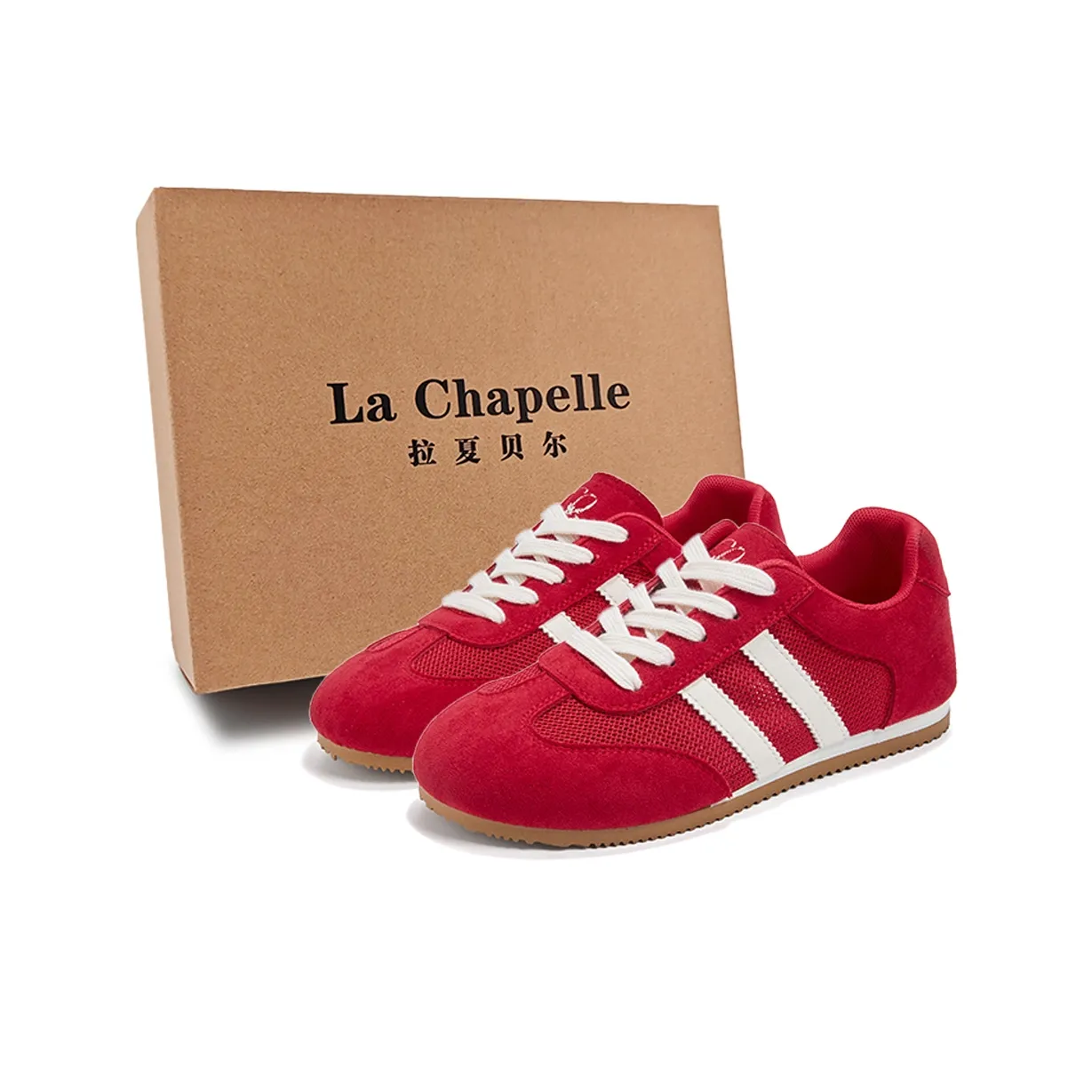 La Chapelle Повседневная обувь Низкий топ Красный Женский