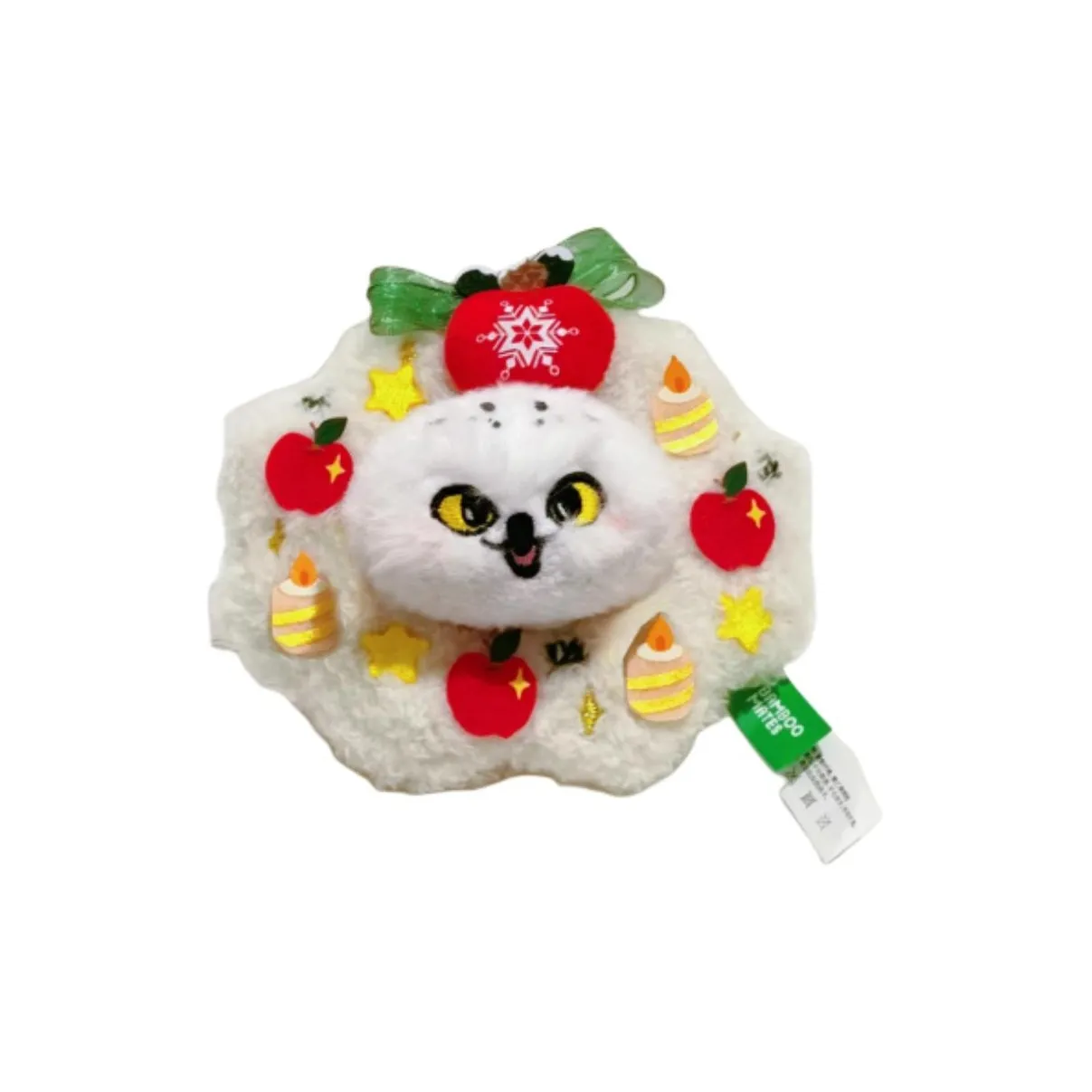 BAMBOO MATES Warm Winter Day Peaceful Wreath Рождество Eve Куклы Плюшевый Брелок 10 см Рекомендуемая Высота