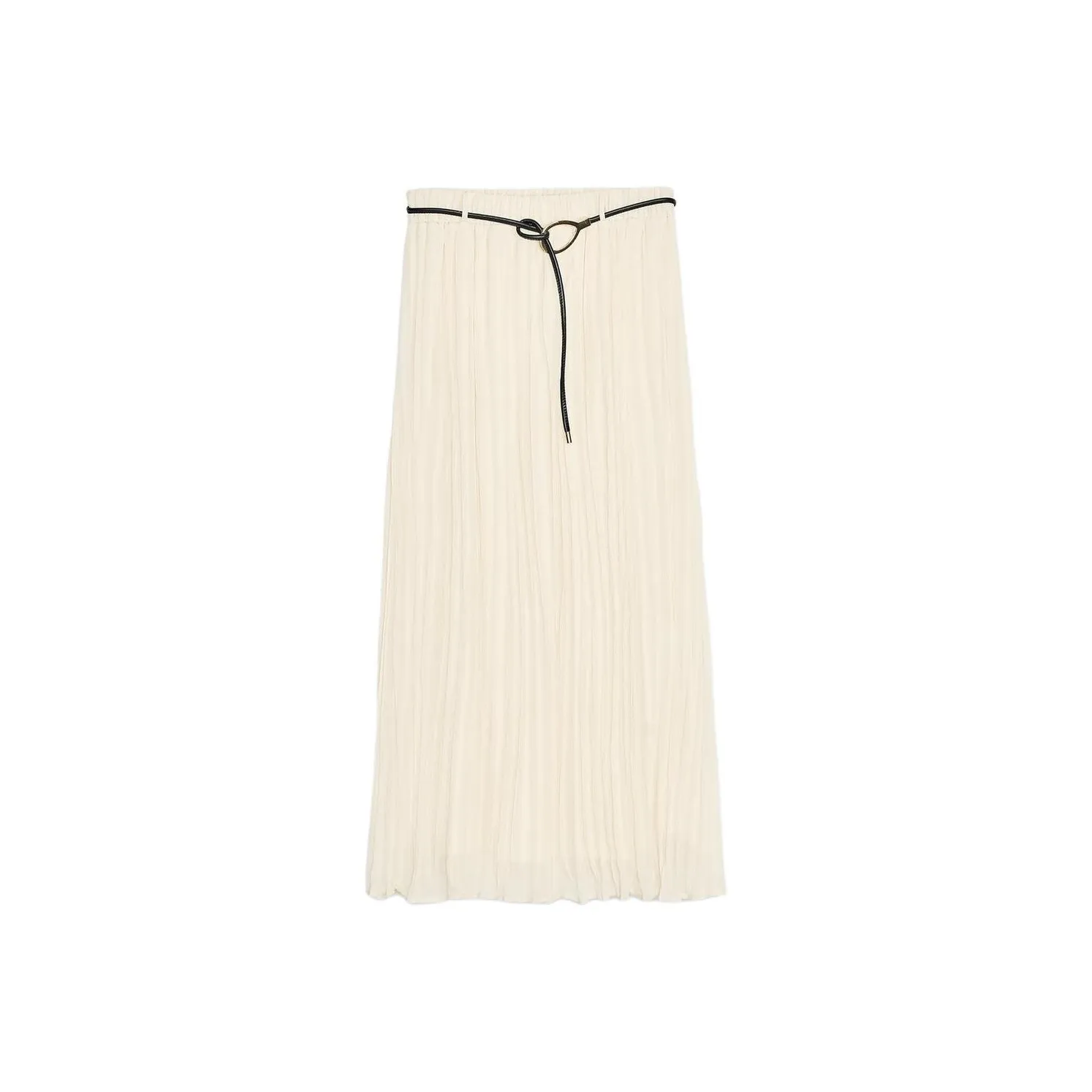 ZARA Белая Женская Повседневная Длинная Юбка