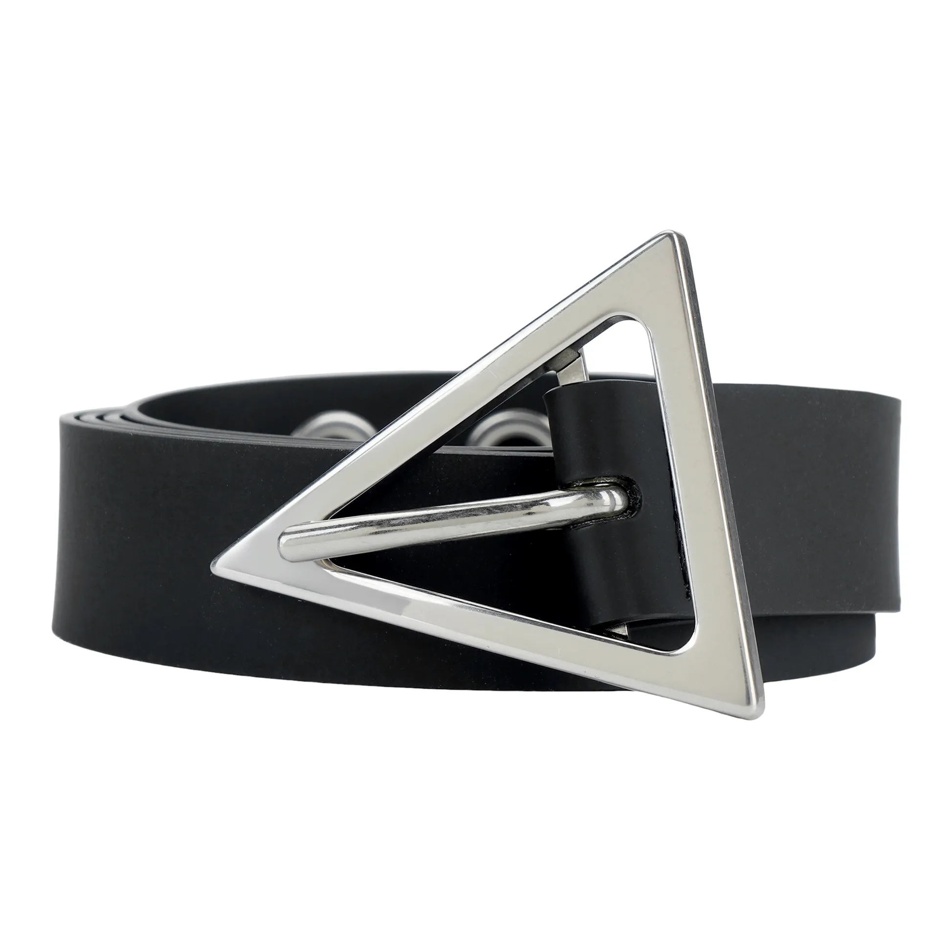 Bottega Veneta Полиуретановая кожа ремни мужские черные