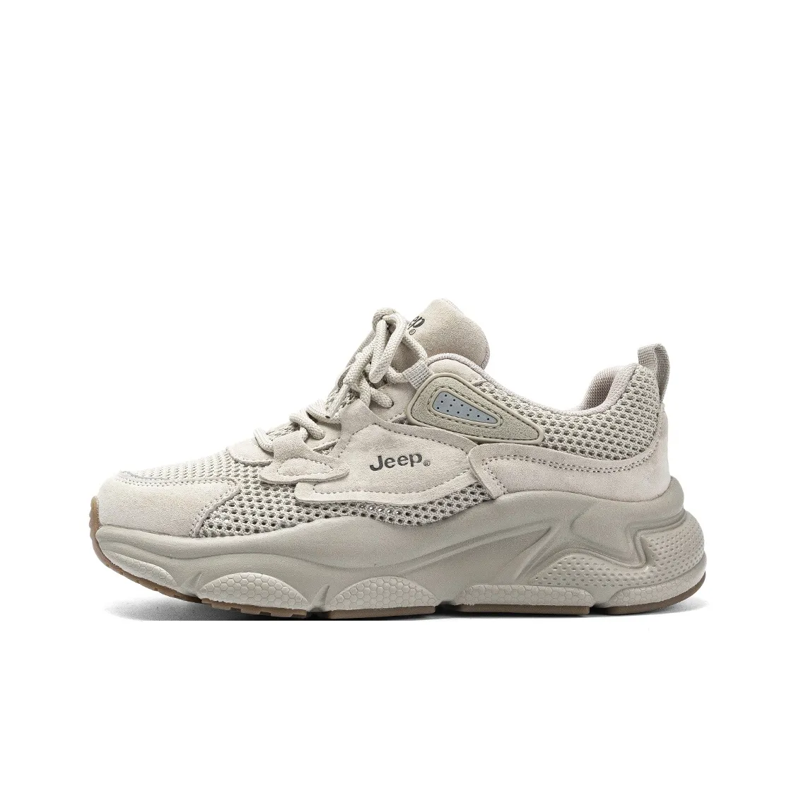 Jeep Low Top Chunky Sneakers Women's Gray
