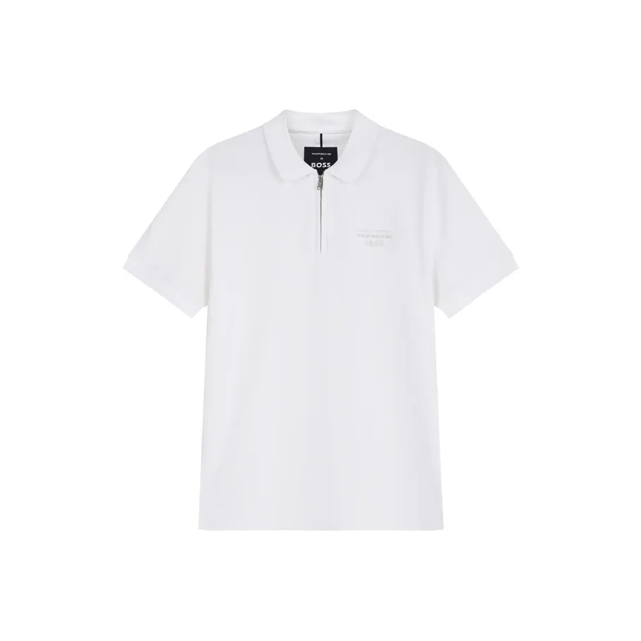 Hugo Boss SS25 Поло Мужское Натуральный Белый