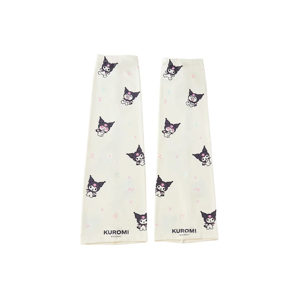 Санрио Kuromi My Melody Полиэстер Нарукавники с защитой от солнца Женские