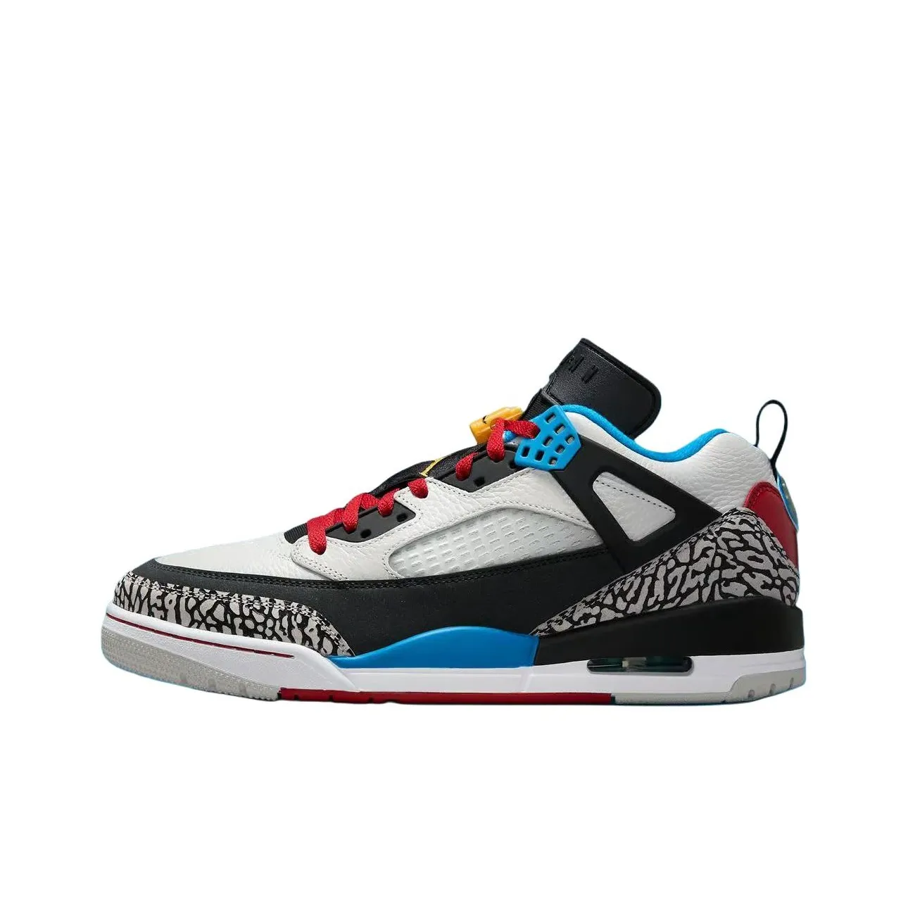 Джордан Spizike Low Топ Винтажные Баскетбольные Кроссовки Мужские Черные Белые